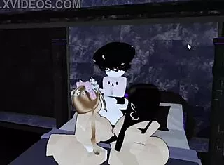 petite femboy joins threesome slut play