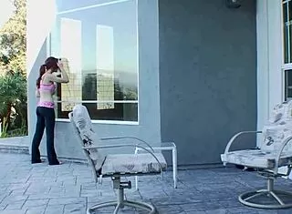 lesbians roughly scissor eat pussy on bed