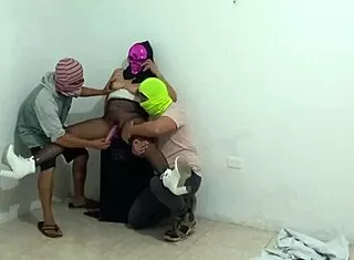 Wife's fantasy: fuck coworker while i watch real homemade trio