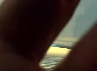 Blair spills all in casting before sucking cock hard