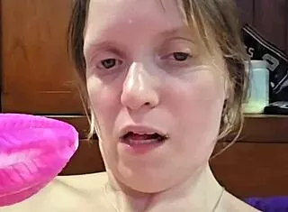 Wet Wife Squirt Orgasms Twice on Video Call Dirty Talk