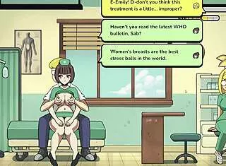 Huge Nurse Tits Grabbed and Fucked in Hospital Tease