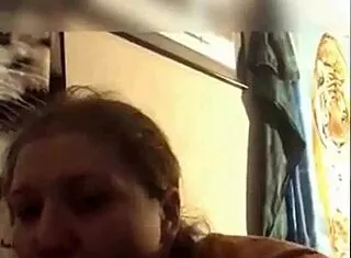 Redhead craves deepthroating that massive black polish cock