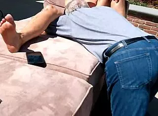 Candi Annie's Outdoor Cum Orgy Tease