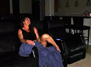 bbc fills muscle mama's cravings with rough riding and deep creampie bliss