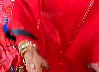 beautiful indian babysitter bends over bedroom for dirty first-time doggystyle pussy licking