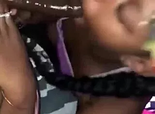 kansas city babe slurps sloppy blowjob mess 😜💦👅