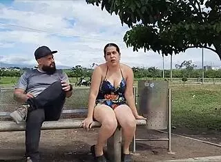 Stepsister's intense blowjob after woods deal in Cúcuta