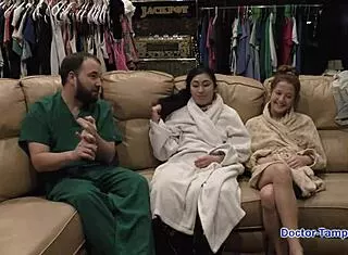 dr tampa gropes jasmine rose in fetish physical exam