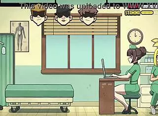 Huge Nurse Tits Grabbed and Fucked in Hospital Tease