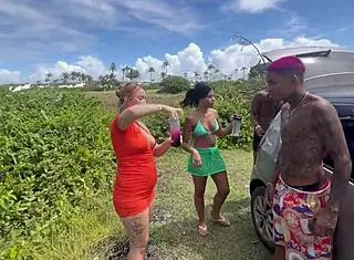 damn i took my hot blonde latina friends to woods creampied their pussies!