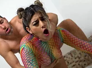 petite colombian blonde gets fucked hard by antonio mallorca in jacuzzi till cum in mouth