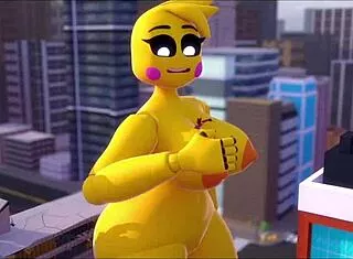 Giantess Toy Chica Craves Massive Growth Spurt