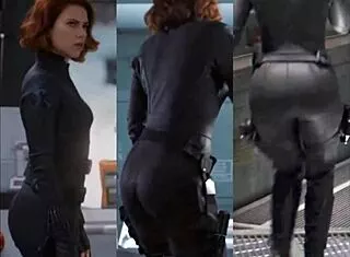 Black Widow Scarlett Johansson Jerk Off Challenge!