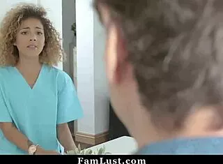 Nurse stepsis, why let perv bro blackmail you into fucking?