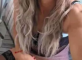 am i good sissy slut crossdressed outside smoking