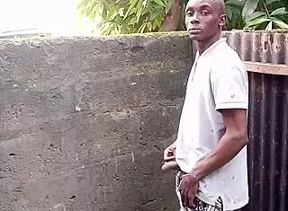 De Rose Escort Demonstrates Prostate Peeing Technique in Bathroom for Troubled Men