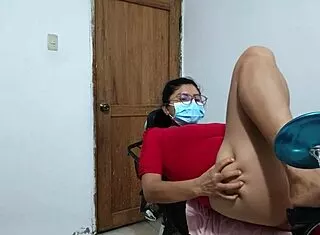 Slutty stepdaughter begs for pussy juice from kinky roleplay stud