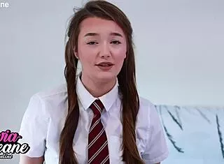 Oi your tiny 18+ cock british student mocks joi!