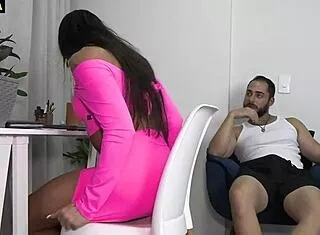 Personal trainer workouts my tight asshole uniform slut