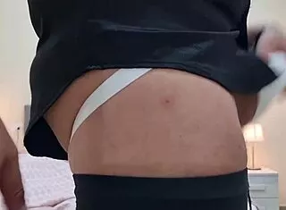 she pants moans dirty italian talk rips panties jerks to huge cumshot closeup