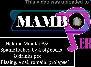 Spanish guy takes four monster cocks dap anal prolapse dry