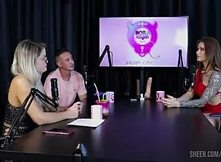 Tati Weg Sheer Red Tease Cast Compilation