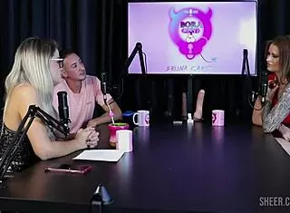 Tati Weg Sheer Red Tease Cast Compilation