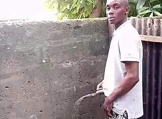 De Rose Escort Demonstrates Prostate Peeing Technique in Bathroom for Troubled Men