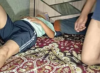 Bhabhi why you fingering that sexy big ass skirt in bathroom first time