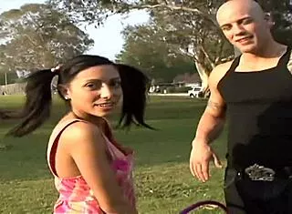 Stepdaughter's Innocent Pigtail Face Gets Pickup Cum Facial