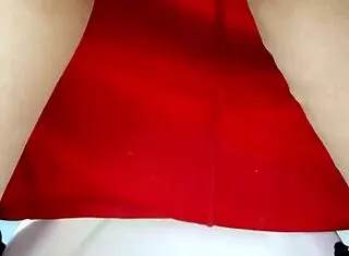 gretala pisses standing in fetish balloon play
