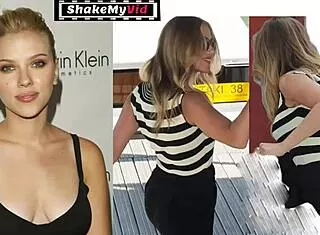 Black Widow Scarlett Johansson Jerk Off Challenge!