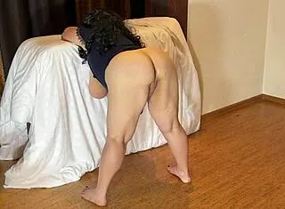 stepmom welcomes stepson for anal sex and deep blowjob bliss