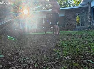 Interracial Milf Swings Back on Big Black Cock