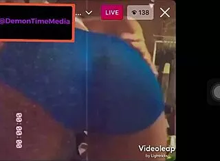 Instagram Twerk Queen Shakes Massive Ebony Ass Demon Time Live