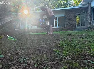 Interracial Milf Swings Back on Big Black Cock