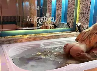 FUCKING THIS COLOMBIAN TEEN IN JACUZZI!! CUM DEEP IN HER PUSSY UNDERWATER