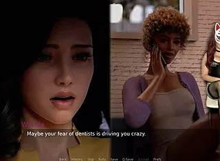 ms denver's feet game in stockings cosplay has you hooked