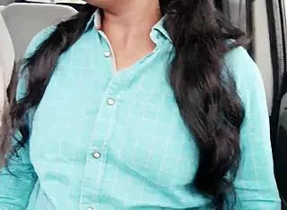 Telugu teen girl enjoys dirty talk car sex on long drive with uncle
