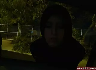 what happens when cash lures arab street beauty into public pickup sex?