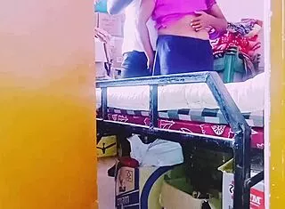 Desi Housewife Fucks Storekeeper With Telugu Dirty Talk!