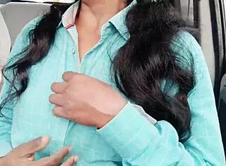 Telugu teen girl enjoys dirty talk car sex on long drive with uncle