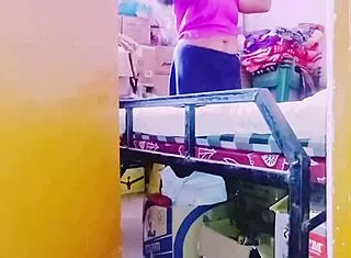 Desi Housewife Fucks Storekeeper With Telugu Dirty Talk!