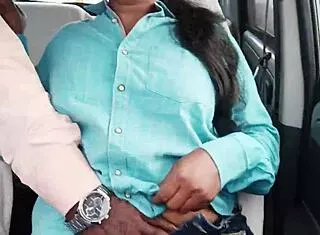 Telugu teen girl enjoys dirty talk car sex on long drive with uncle