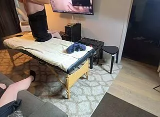 GIGI BREEZE's Deepthroat GAGS on COCK During Massage!