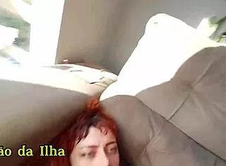 muscular stud rams tight latina pussy oiled wife cuckold shaking ass