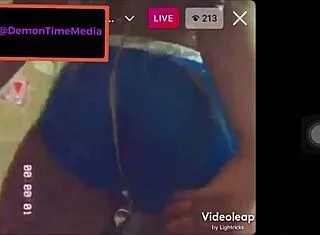 Instagram Twerk Queen Shakes Massive Ebony Ass Demon Time Live