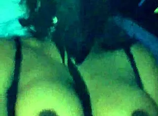 hidden cam catches ebony couple drilling pussy with huge dildo 😈🔥