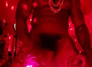 hallelujah johnson worships his own big black hairy monster cock like a god